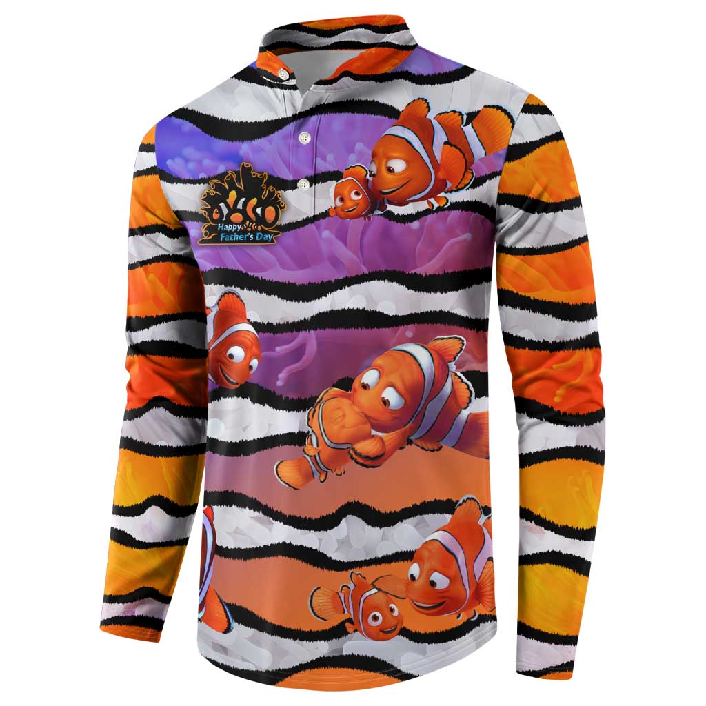 The Ocean Best Dad Button Sweatshirt Like Marlin Happy Fathers Day To a True Hero - Wonder Print Shop