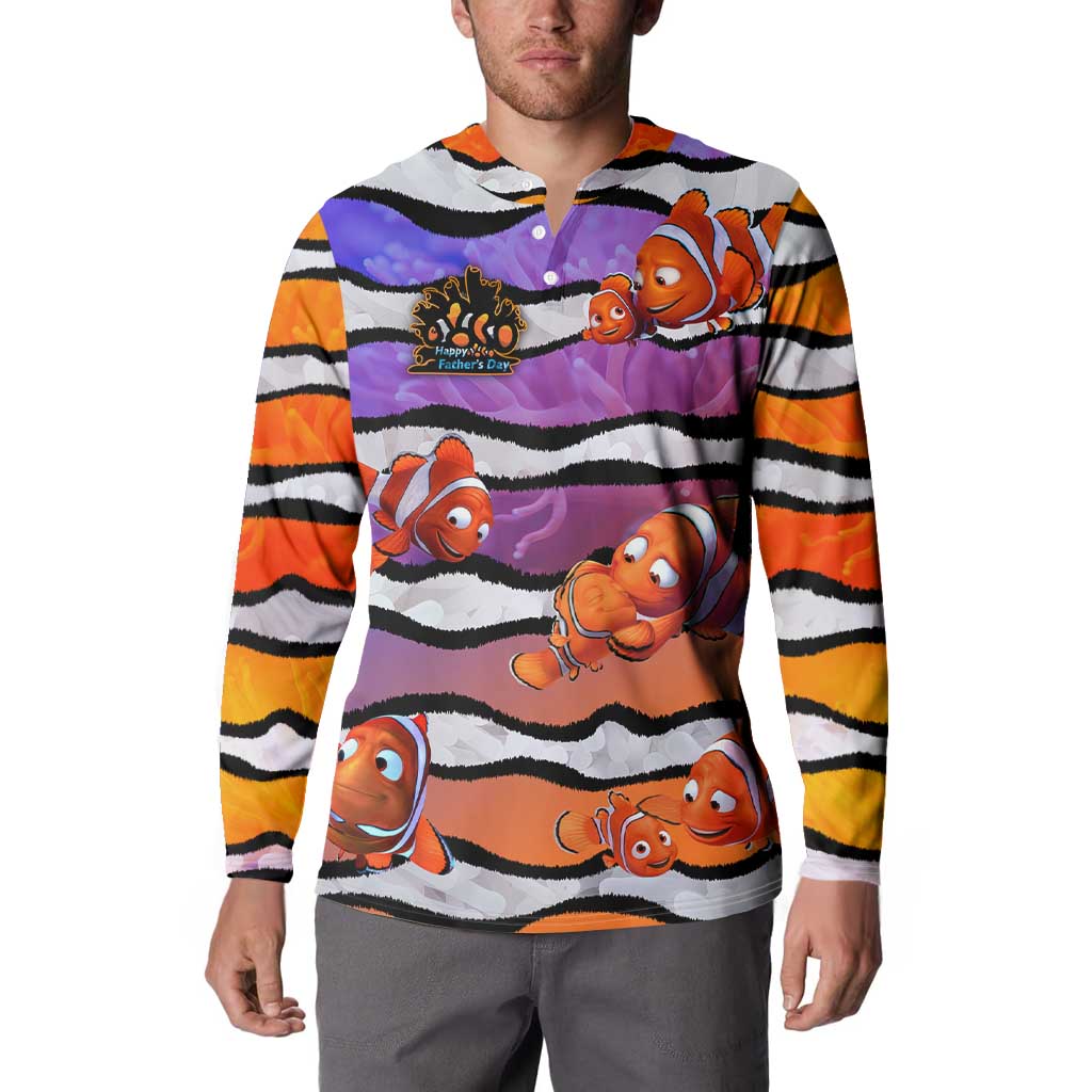 The Ocean Best Dad Button Sweatshirt Like Marlin Happy Fathers Day To a True Hero - Wonder Print Shop