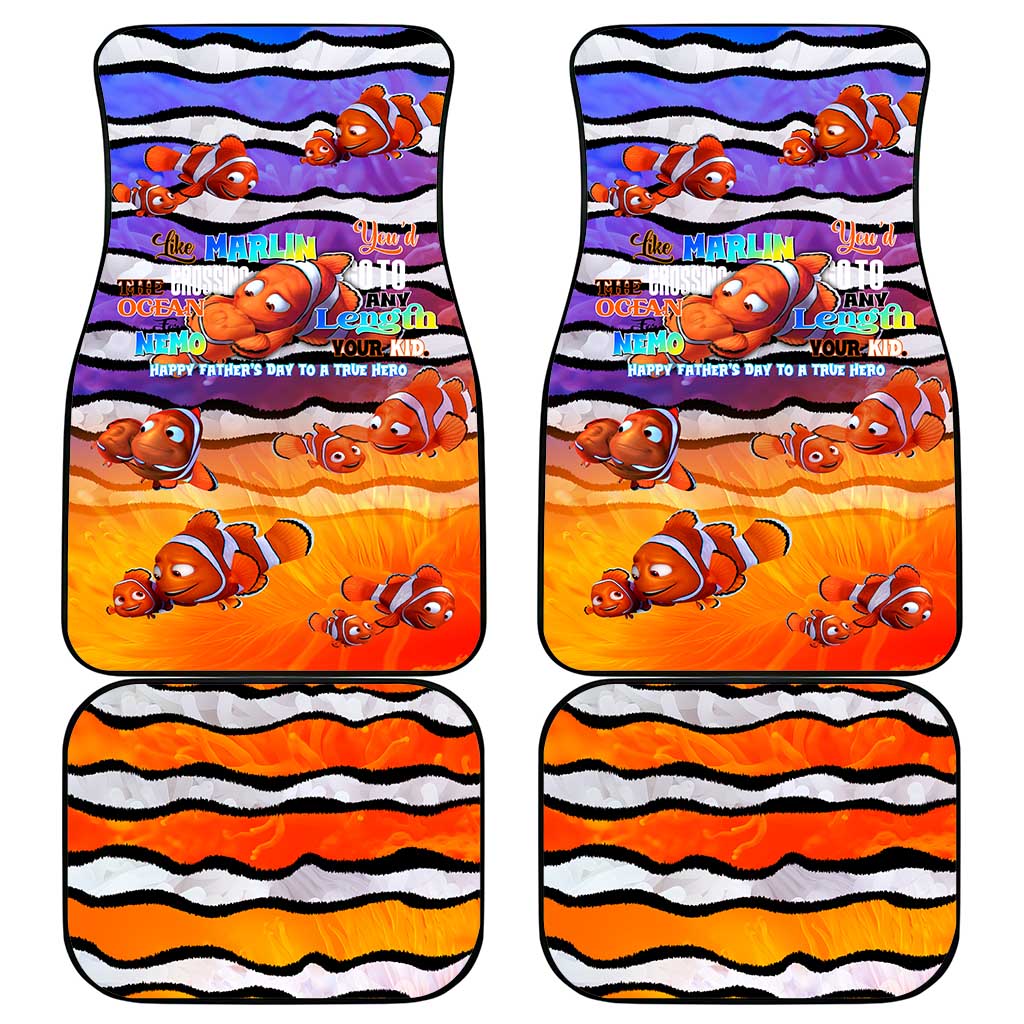 The Ocean Best Dad Car Mats Like Marlin Happy Fathers Day To a True Hero - Wonder Print Shop
