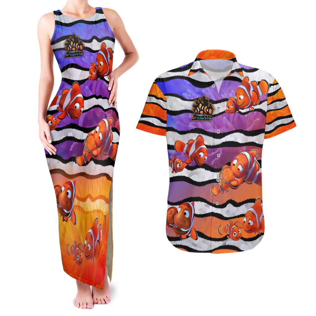 The Ocean Best Dad Couples Matching Tank Maxi Dress and Hawaiian Shirt Like Marlin Happy Fathers Day To a True Hero - Wonder Print Shop