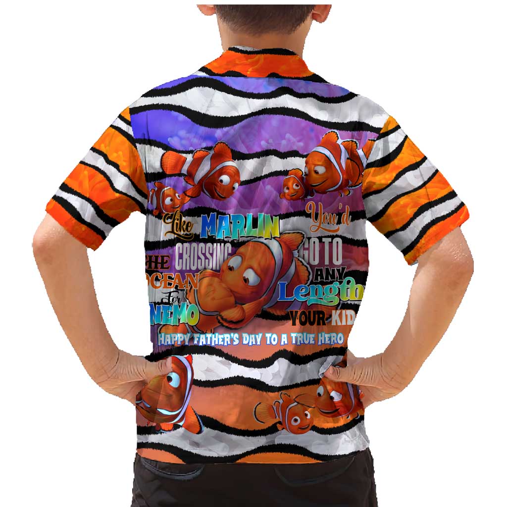 The Ocean Best Dad Family Matching Mermaid Dress and Hawaiian Shirt Like Marlin Happy Fathers Day To a True Hero - Wonder Print Shop