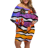 The Ocean Best Dad Family Matching Off Shoulder Short Dress and Hawaiian Shirt Like Marlin Happy Fathers Day To a True Hero - Wonder Print Shop