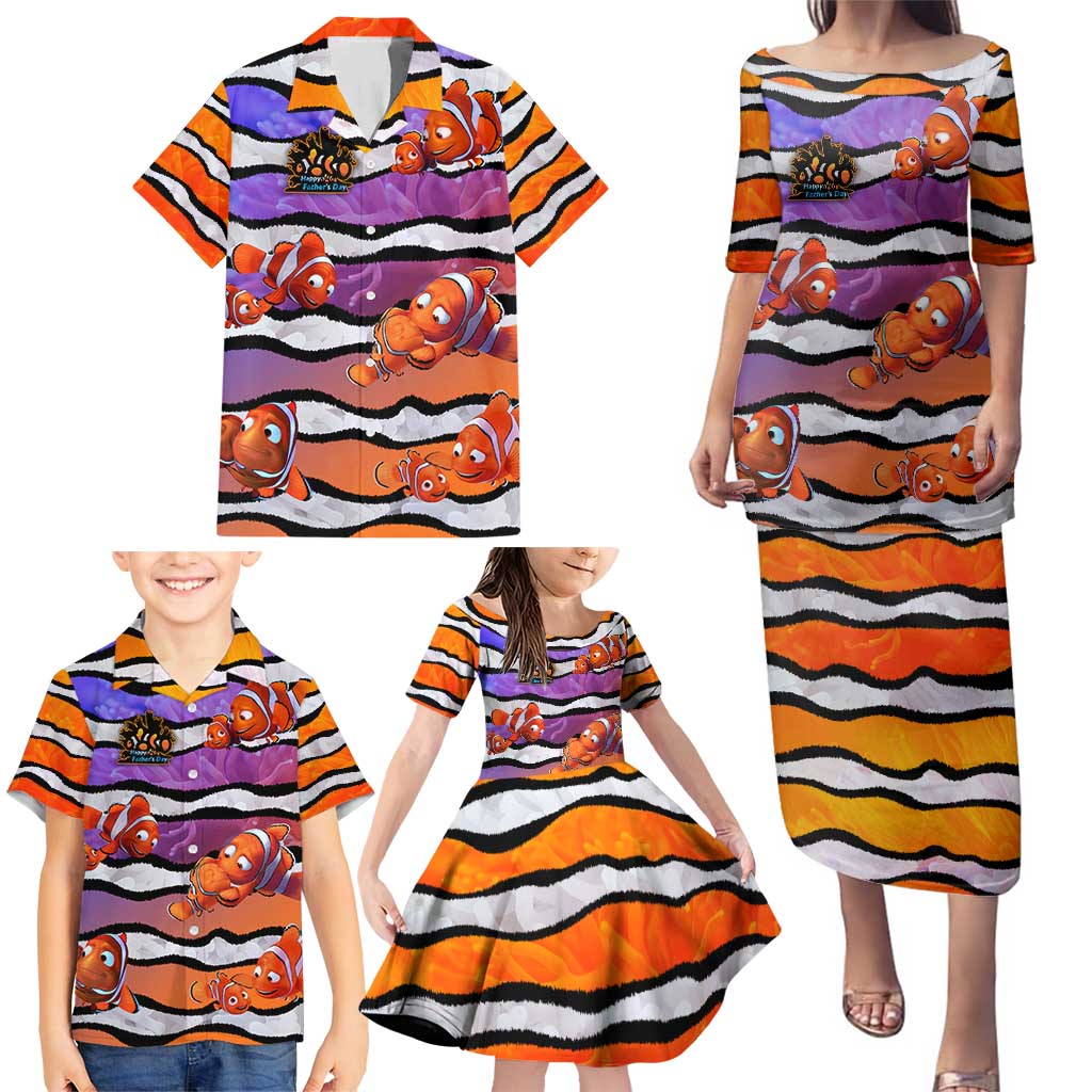 The Ocean Best Dad Family Matching Puletasi and Hawaiian Shirt Like Marlin Happy Fathers Day To a True Hero - Wonder Print Shop