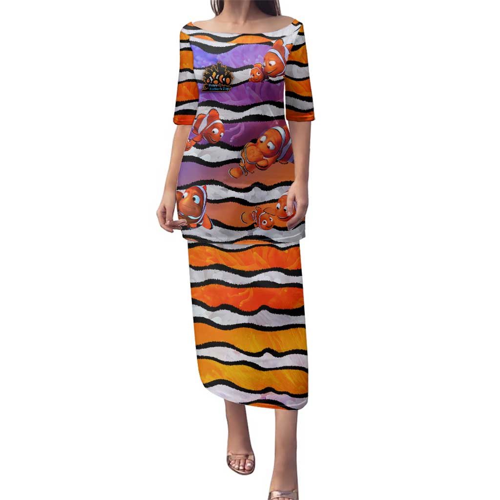 The Ocean Best Dad Family Matching Puletasi and Hawaiian Shirt Like Marlin Happy Fathers Day To a True Hero - Wonder Print Shop