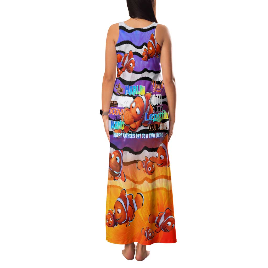 The Ocean Best Dad Family Matching Tank Maxi Dress and Hawaiian Shirt Like Marlin Happy Fathers Day To a True Hero - Wonder Print Shop