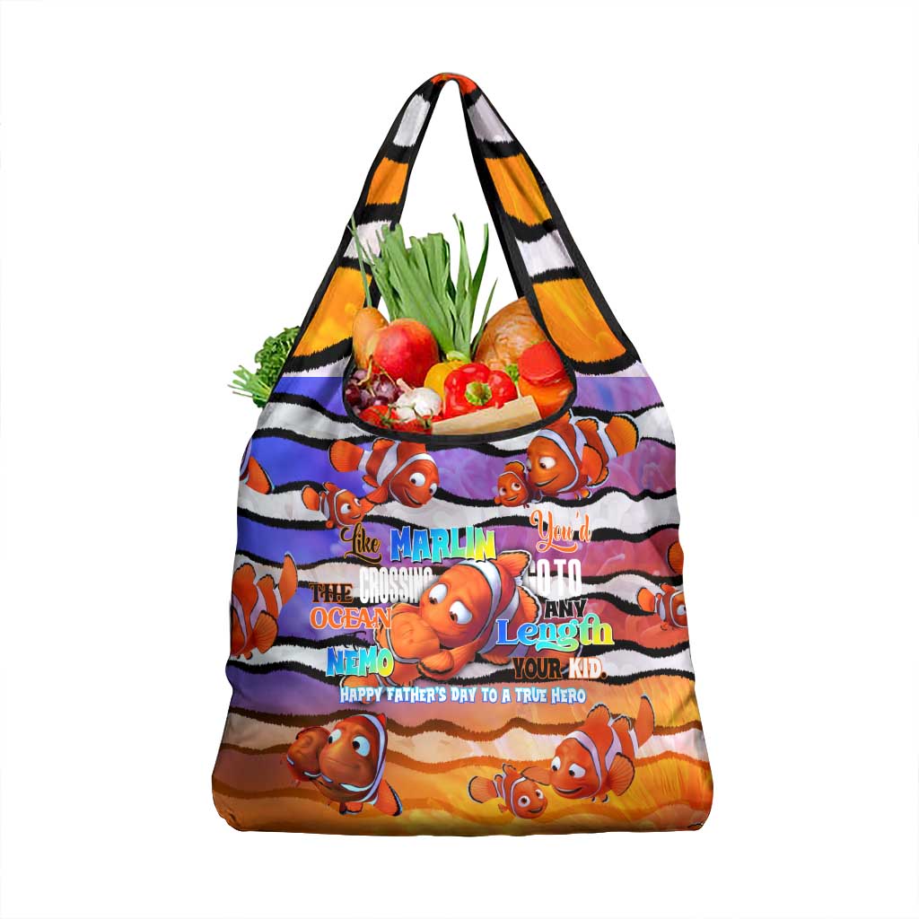 The Ocean Best Dad Grocery Bag Like Marlin Happy Fathers Day To a True Hero - Wonder Print Shop