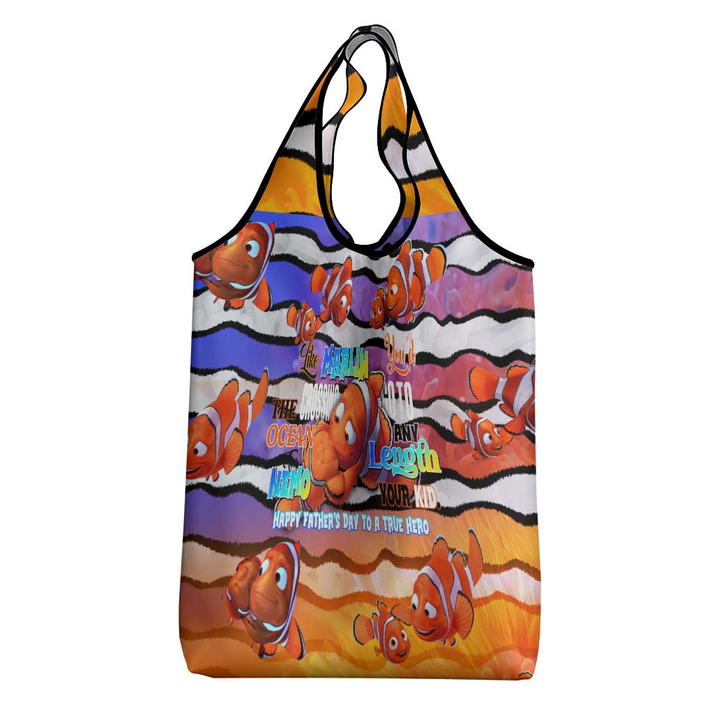 The Ocean Best Dad Grocery Bag Like Marlin Happy Fathers Day To a True Hero - Wonder Print Shop