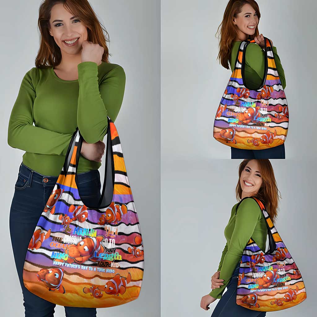 The Ocean Best Dad Grocery Bag Like Marlin Happy Fathers Day To a True Hero - Wonder Print Shop