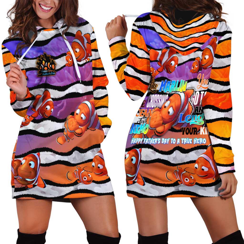 The Ocean Best Dad Hoodie Dress Like Marlin Happy Fathers Day To a True Hero - Wonder Print Shop