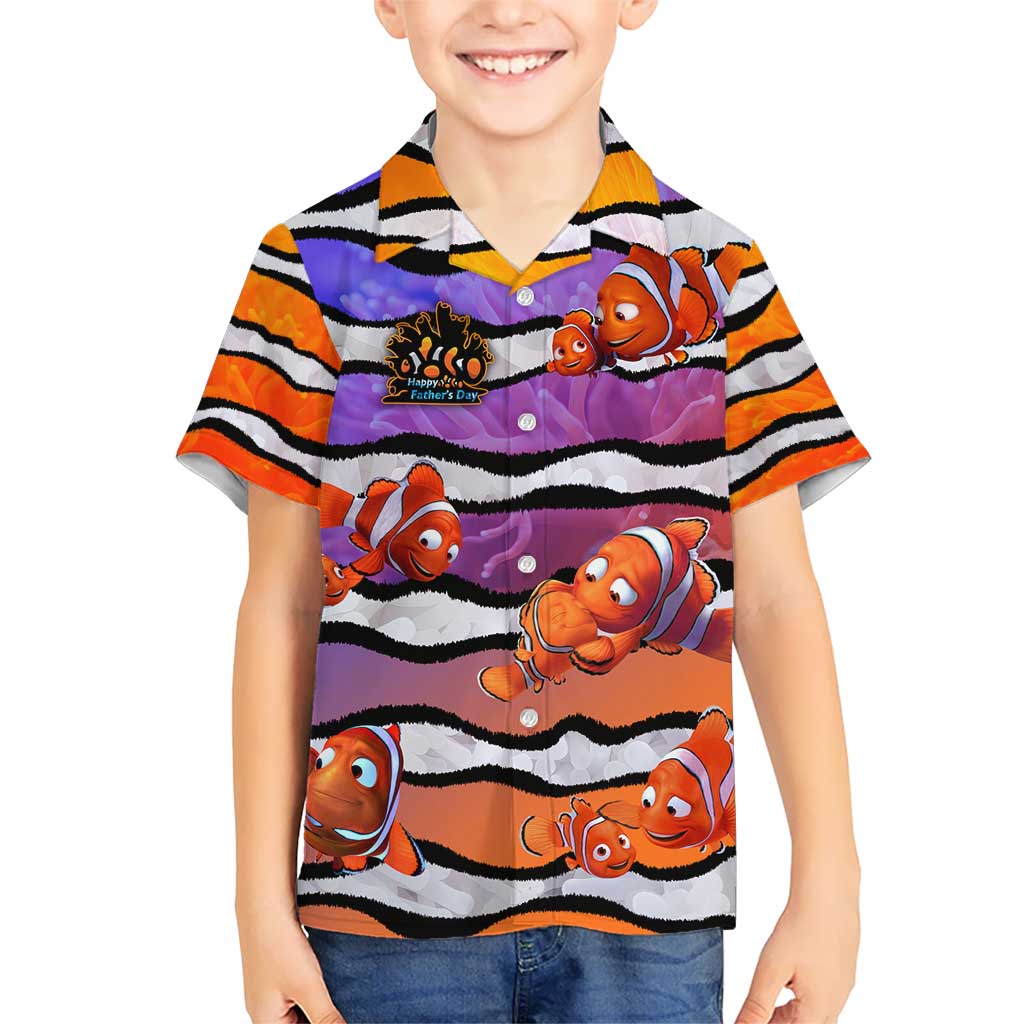 The Ocean Best Dad Kid Hawaiian Shirt Like Marlin Happy Fathers Day To a True Hero - Wonder Print Shop