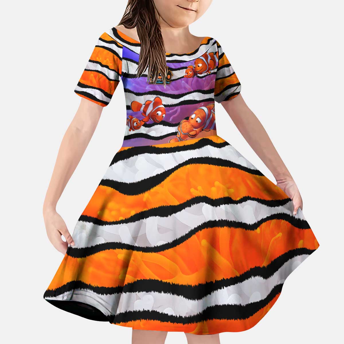 The Ocean Best Dad Kid Short Sleeve Dress Like Marlin Happy Fathers Day To a True Hero - Wonder Print Shop