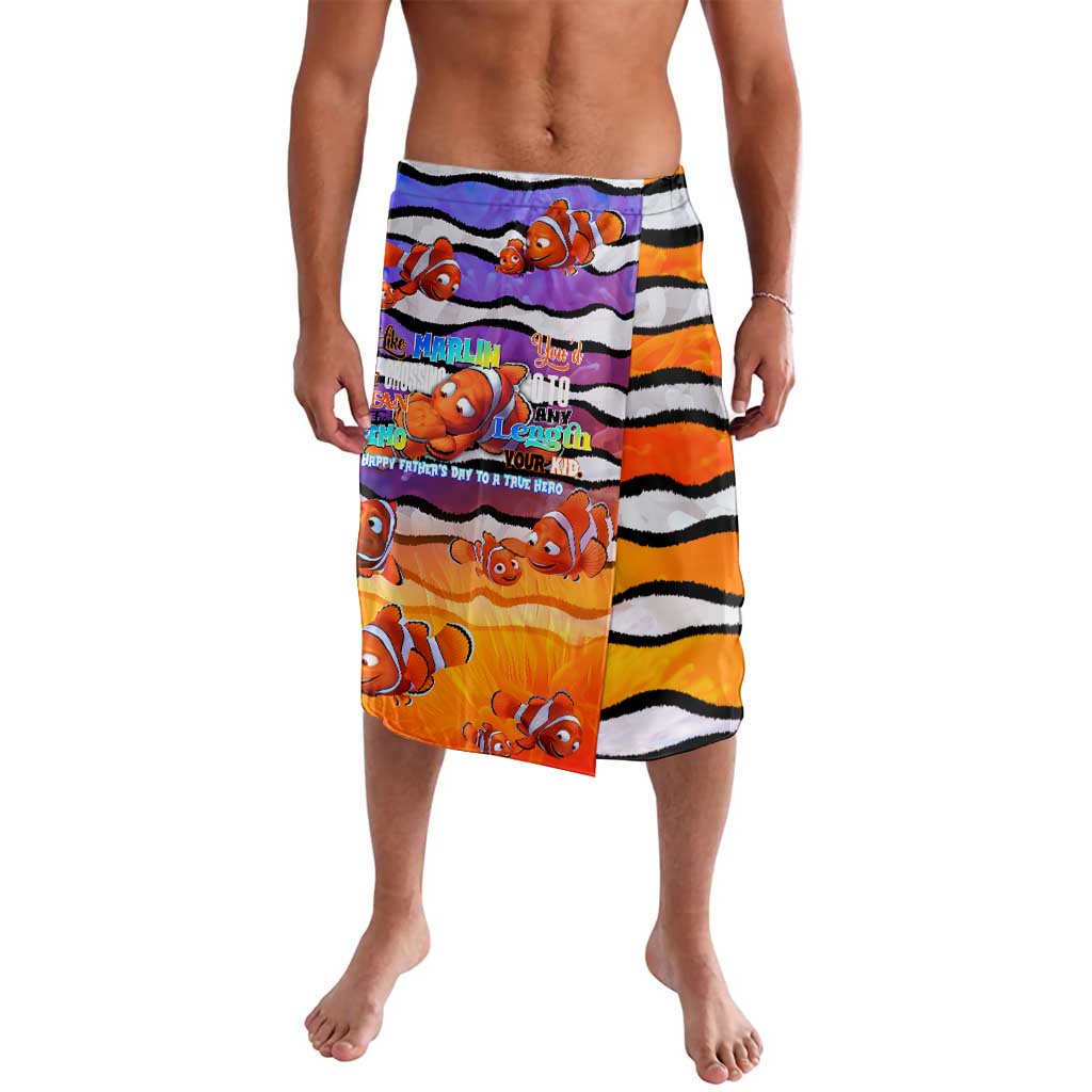 The Ocean Best Dad Lavalava Like Marlin Happy Fathers Day To a True Hero - Wonder Print Shop