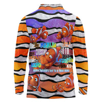 The Ocean Best Dad Long Sleeve Polo Shirt Like Marlin Happy Fathers Day To a True Hero - Wonder Print Shop