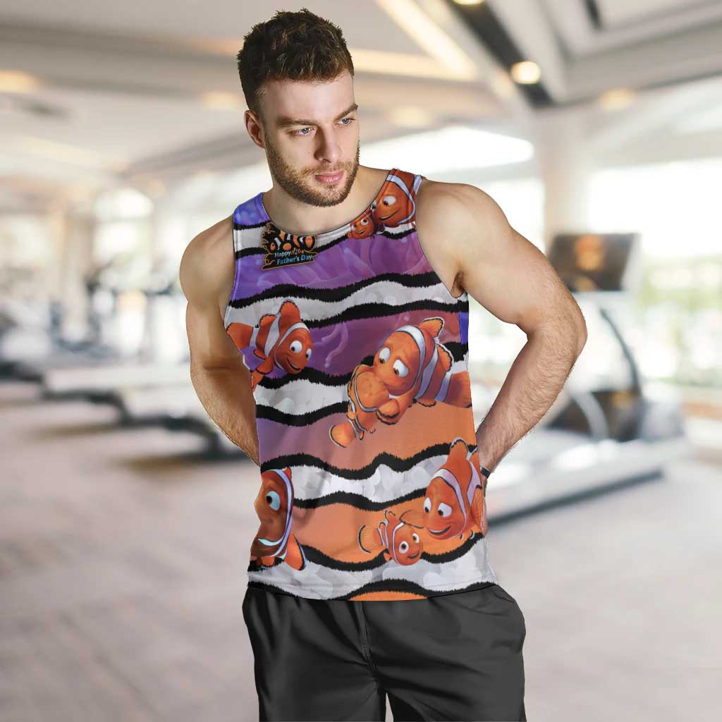 The Ocean Best Dad Men Tank Top Like Marlin Happy Fathers Day To a True Hero - Wonder Print Shop