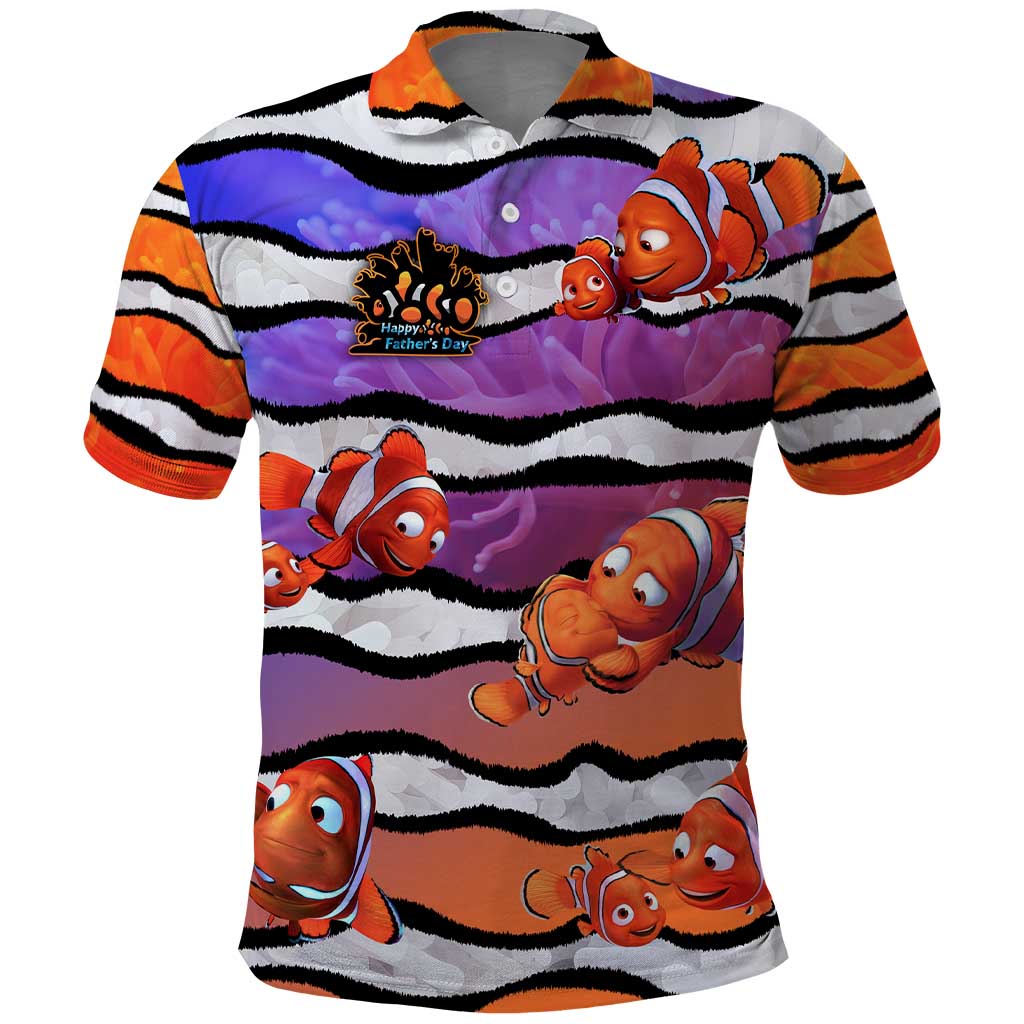 The Ocean Best Dad Polo Shirt Like Marlin Happy Fathers Day To a True Hero - Wonder Print Shop