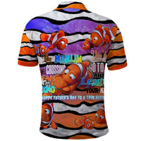 The Ocean Best Dad Polo Shirt Like Marlin Happy Fathers Day To a True Hero - Wonder Print Shop