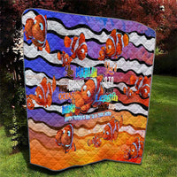 The Ocean Best Dad Quilt Like Marlin Happy Fathers Day To a True Hero - Wonder Print Shop