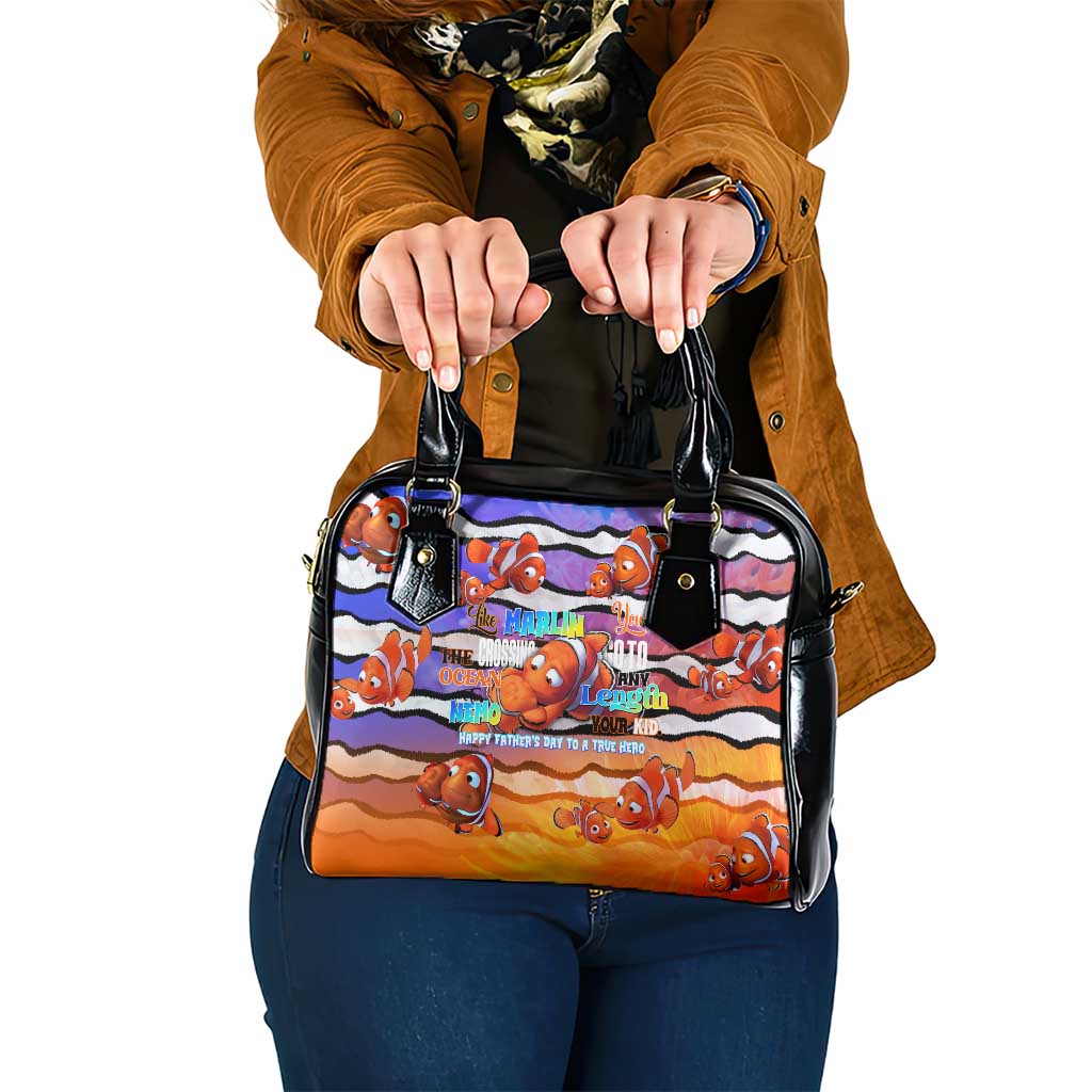 The Ocean Best Dad Shoulder Handbag Like Marlin Happy Fathers Day To a True Hero - Wonder Print Shop