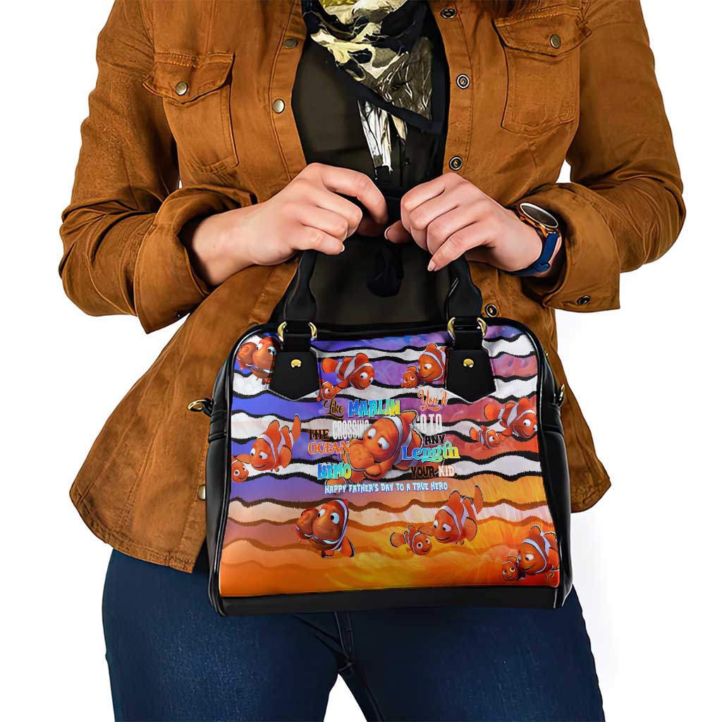 The Ocean Best Dad Shoulder Handbag Like Marlin Happy Fathers Day To a True Hero - Wonder Print Shop