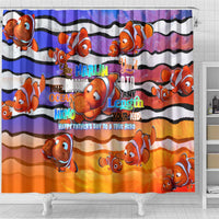 The Ocean Best Dad Shower Curtain Like Marlin Happy Fathers Day To a True Hero - Wonder Print Shop