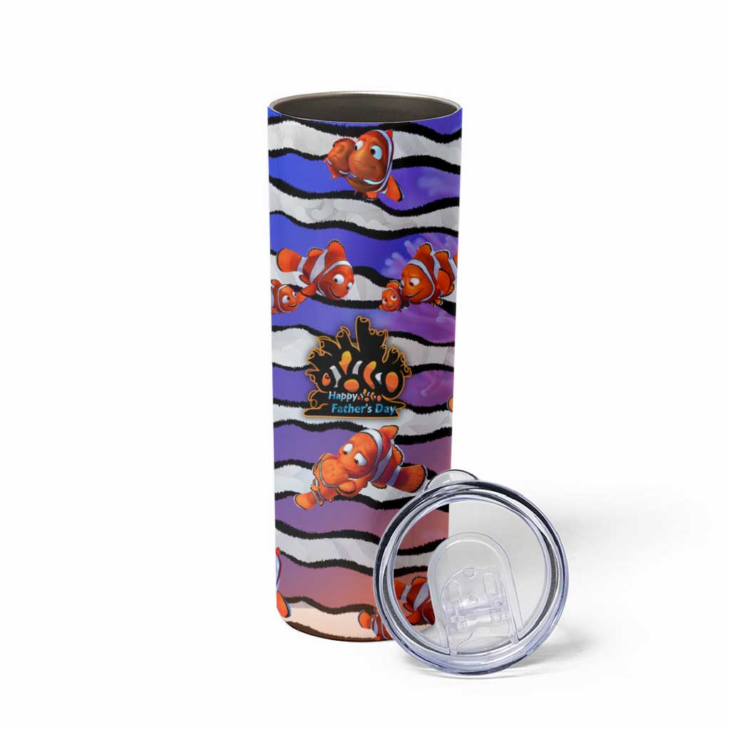 The Ocean Best Dad Skinny Tumbler Like Marlin Happy Fathers Day To a True Hero - Wonder Print Shop