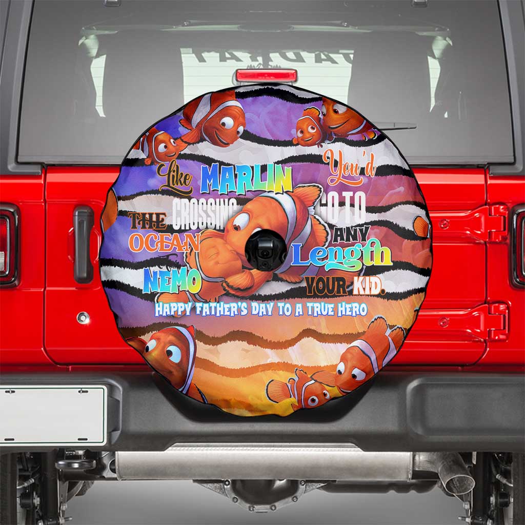 The Ocean Best Dad Spare Tire Cover Like Marlin Happy Fathers Day To a True Hero - Wonder Print Shop
