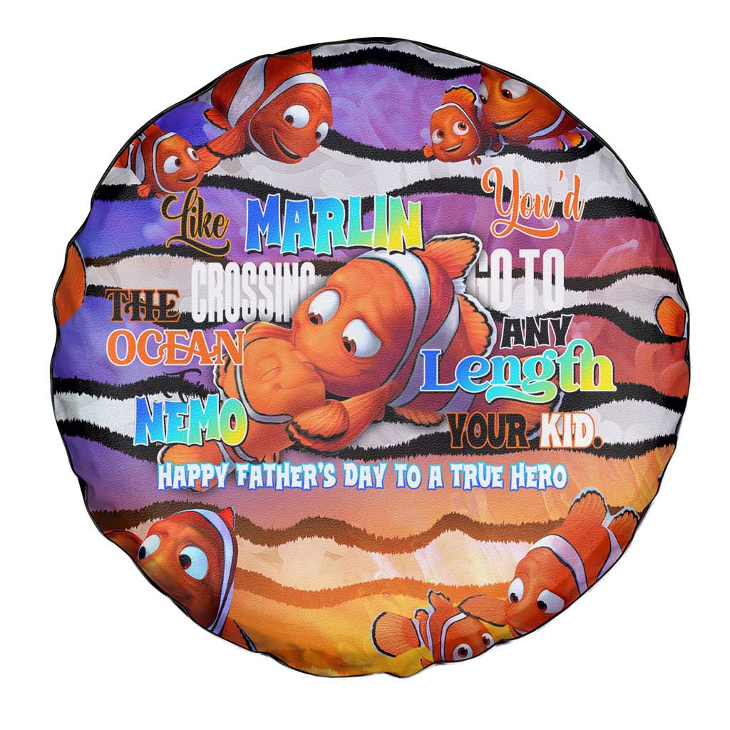 The Ocean Best Dad Spare Tire Cover Like Marlin Happy Fathers Day To a True Hero - Wonder Print Shop