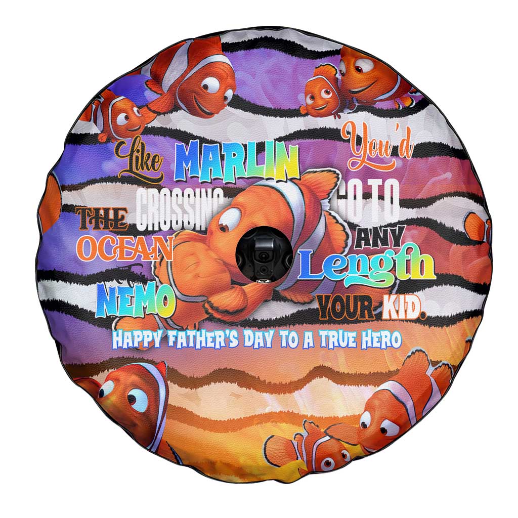 The Ocean Best Dad Spare Tire Cover Like Marlin Happy Fathers Day To a True Hero - Wonder Print Shop