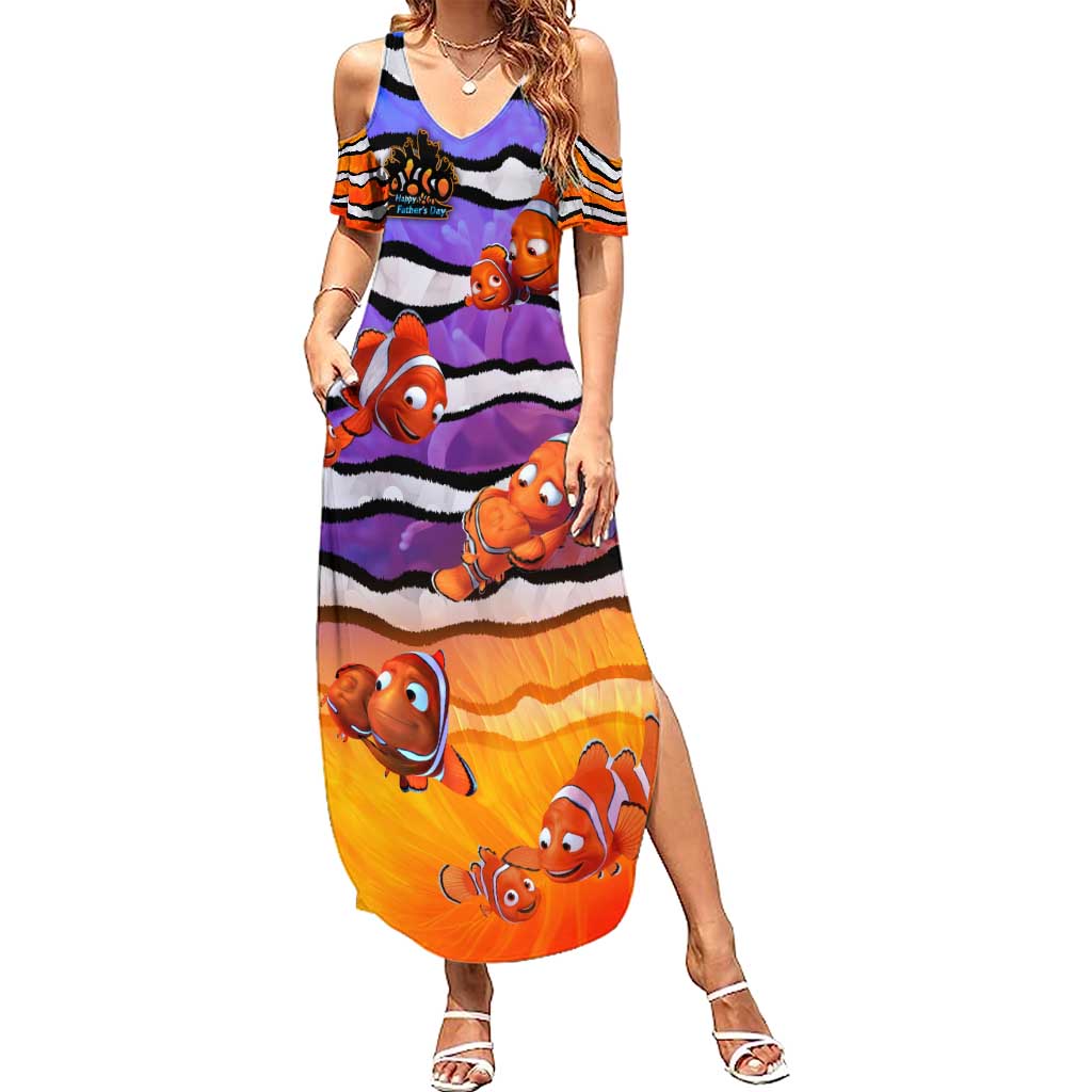 The Ocean Best Dad Summer Maxi Dress Like Marlin Happy Fathers Day To a True Hero - Wonder Print Shop