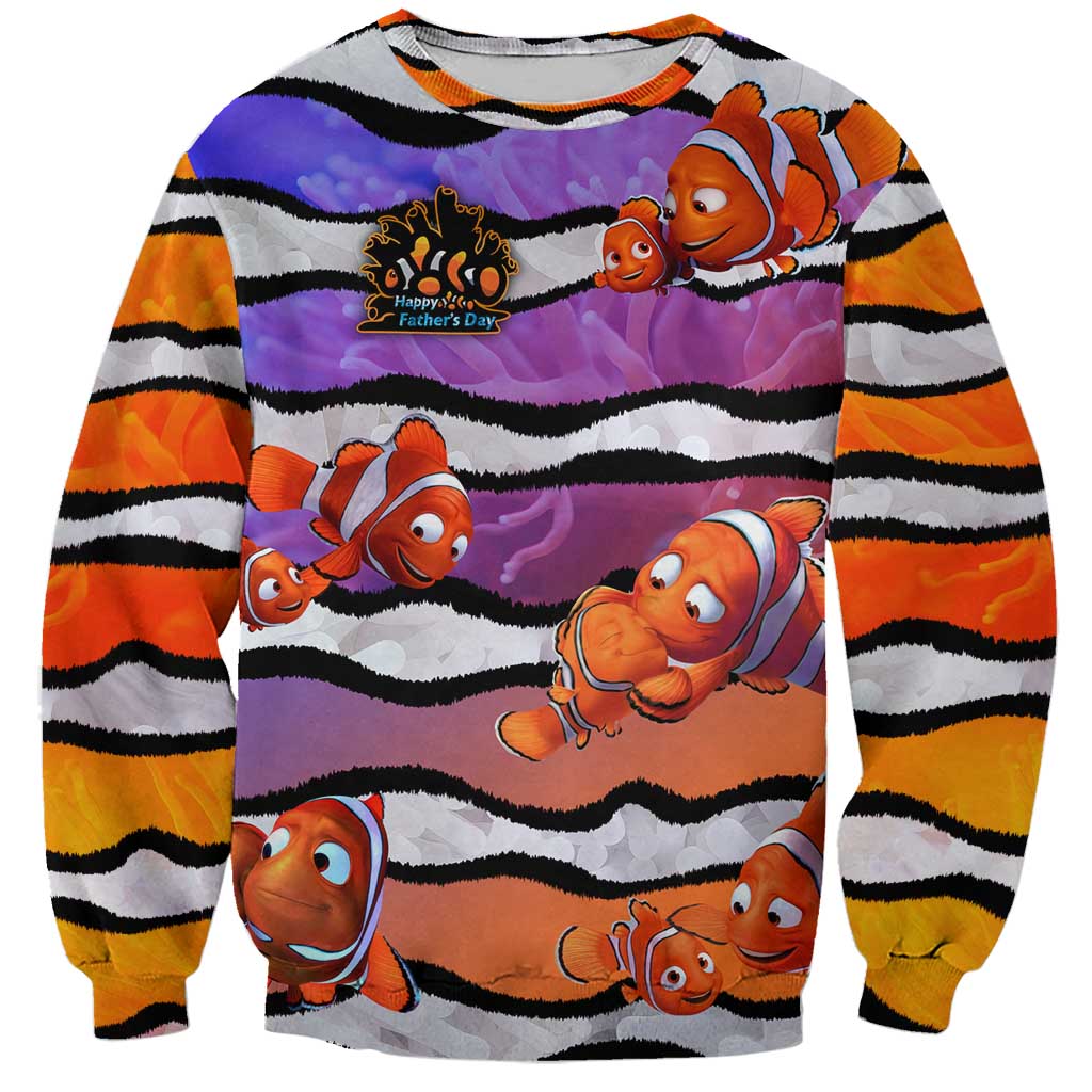 The Ocean Best Dad Sweatshirt Like Marlin Happy Fathers Day To a True Hero - Wonder Print Shop