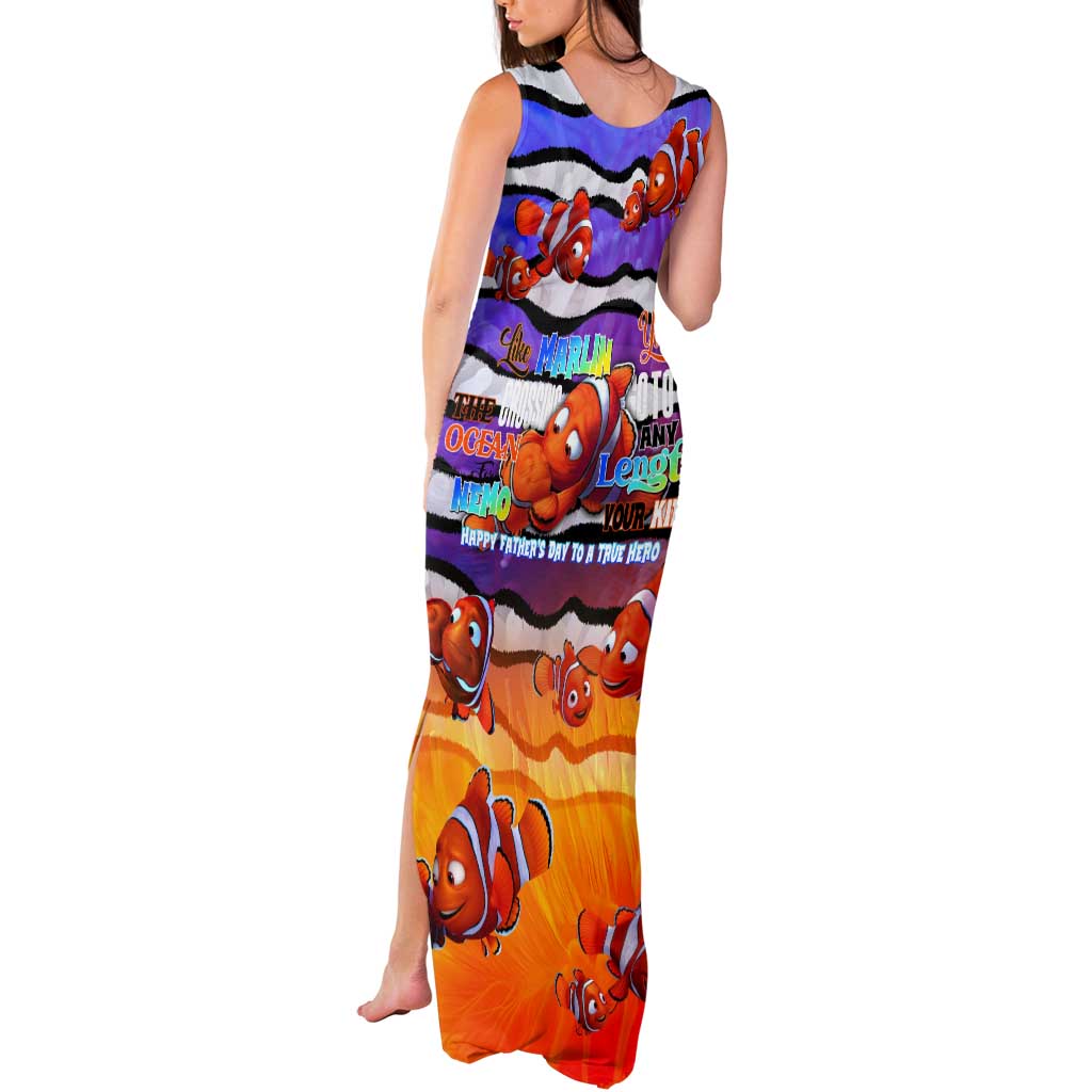 The Ocean Best Dad Tank Maxi Dress Like Marlin Happy Fathers Day To a True Hero - Wonder Print Shop