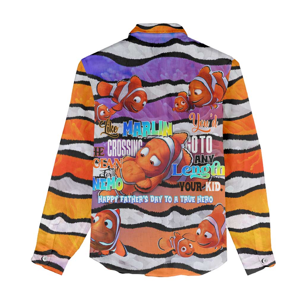 The Ocean Best Dad Women Casual Shirt Like Marlin Happy Fathers Day To a True Hero - Wonder Print Shop