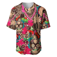 Festival Memories Skull Baseball Jersey - Wonder Print Shop