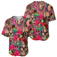 Festival Memories Skull Baseball Jersey - Wonder Print Shop