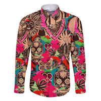 Festival Memories Skull Family Matching Short Sleeve Bodycon Dress and Hawaiian Shirt - Wonder Print Shop