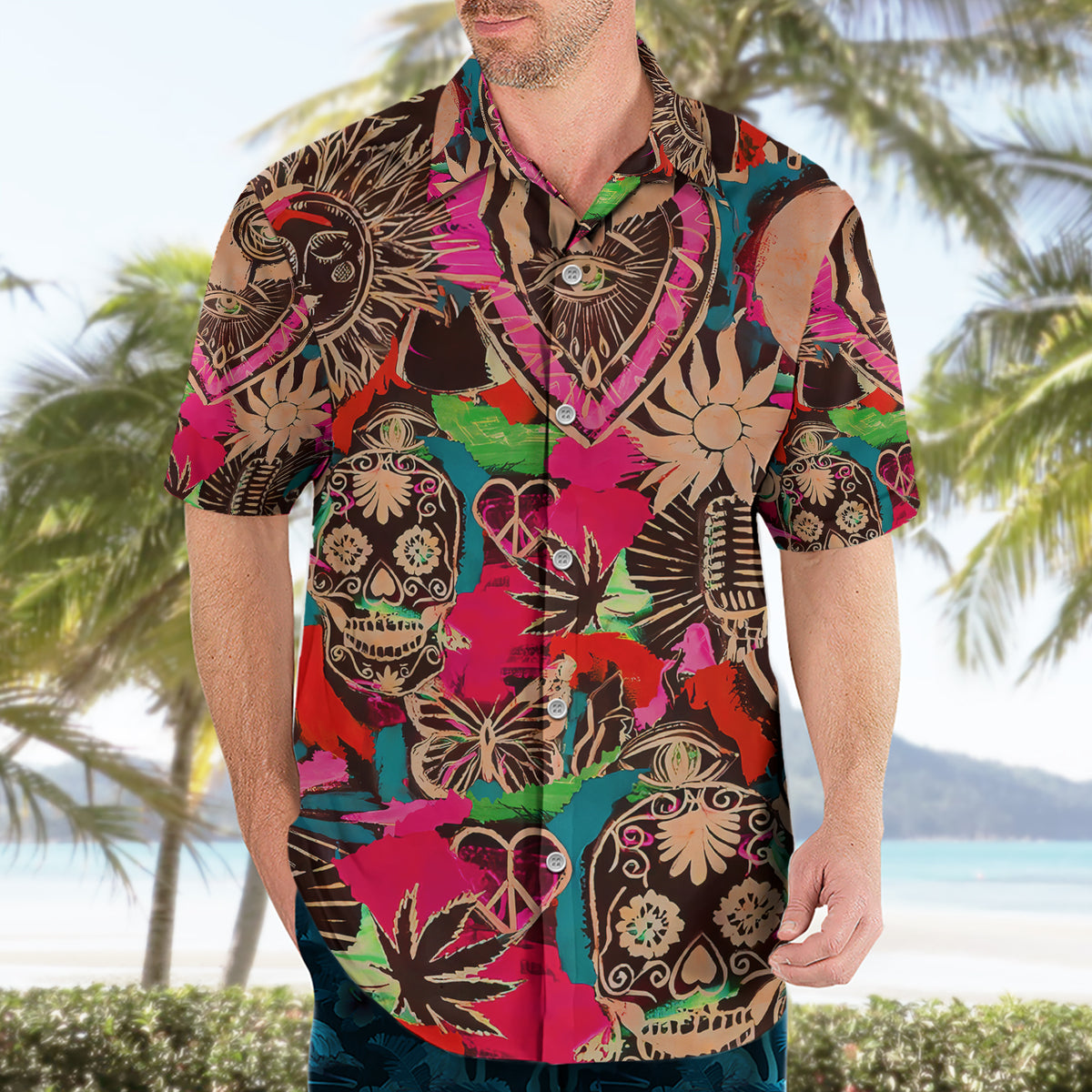 Festival Memories Skull Hawaiian Shirt - Wonder Print Shop