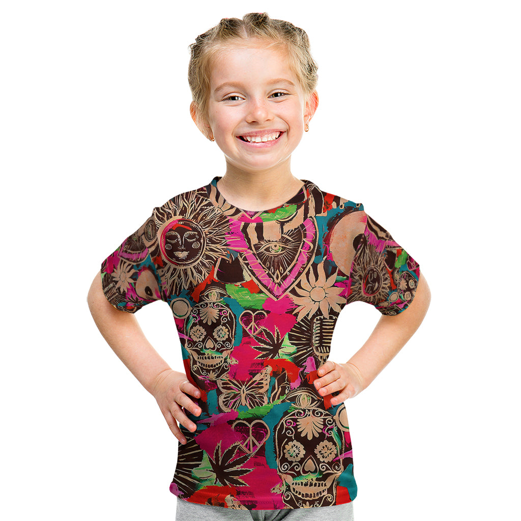 Festival Memories Skull Kid T Shirt - Wonder Print Shop