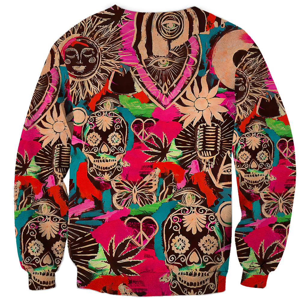 Festival Memories Skull Sweatshirt - Wonder Print Shop
