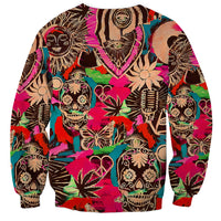 Festival Memories Skull Sweatshirt - Wonder Print Shop