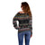 Serbia Off Shoulder Sweater Merry Christmas Family and Friends - Wonder Print Shop