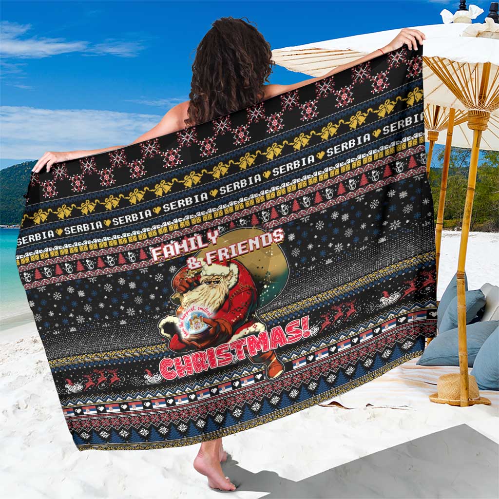Serbia Sarong Merry Christmas Family and Friends - Wonder Print Shop