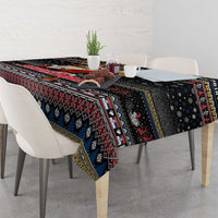 Serbia Tablecloth Merry Christmas Family and Friends - Wonder Print Shop