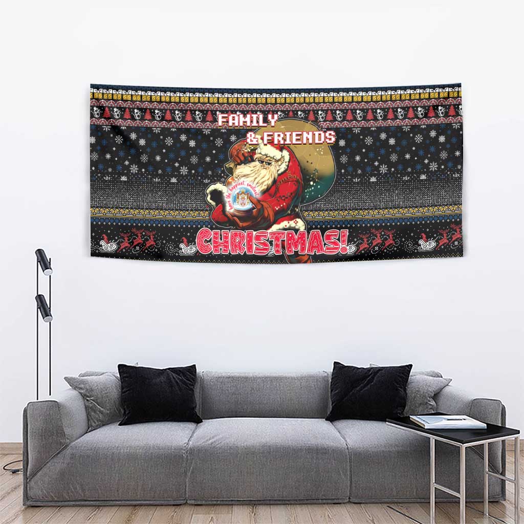 Serbia Tapestry Merry Christmas Family and Friends - Wonder Print Shop
