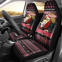 Trinidad and Tobago Car Seat Cover Merry Christmas Family and Friends - Wonder Print Shop