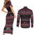 Trinidad and Tobago Couples Matching Short Sleeve Bodycon Dress and Long Sleeve Button Shirt Merry Christmas Family and Friends - Wonder Print Shop