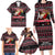 Trinidad and Tobago Family Matching Long Sleeve Bodycon Dress and Hawaiian Shirt Merry Christmas Family and Friends - Wonder Print Shop