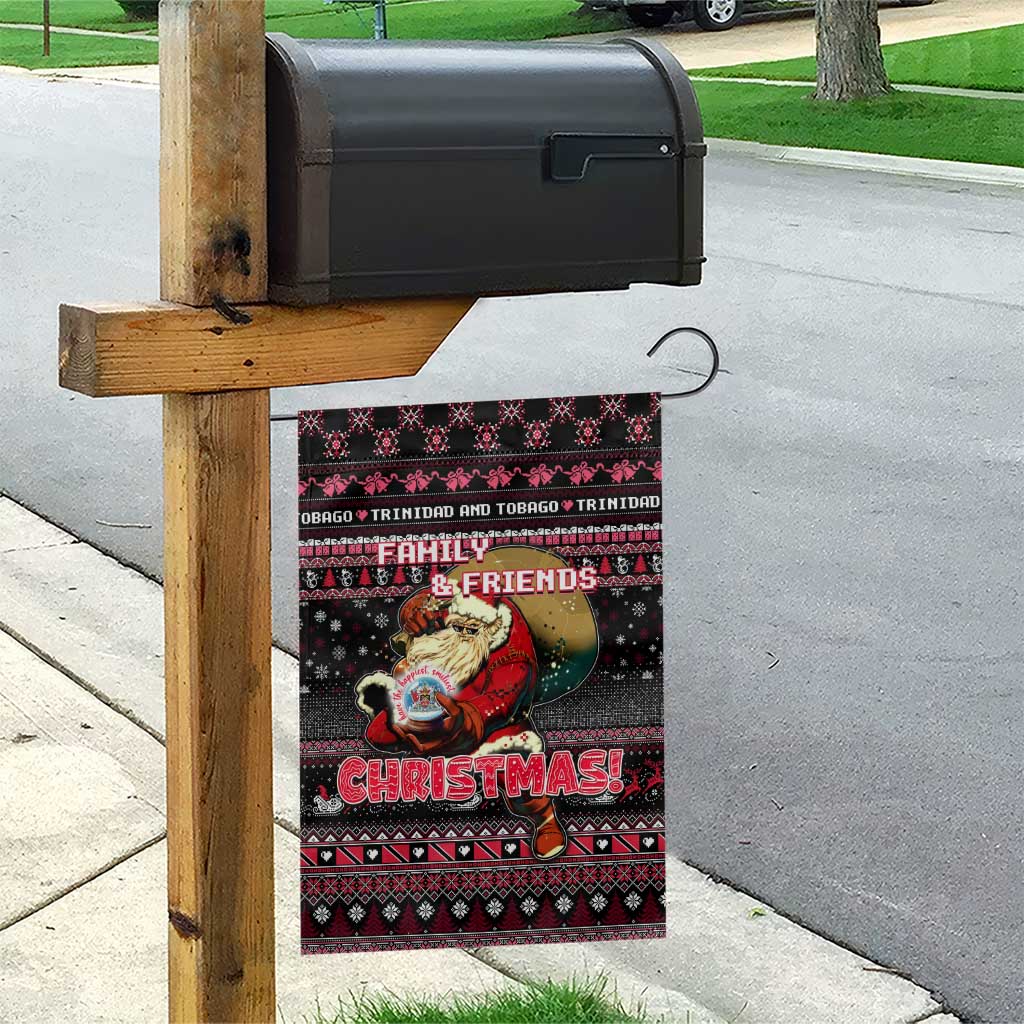 Trinidad and Tobago Garden Flag Merry Christmas Family and Friends - Wonder Print Shop