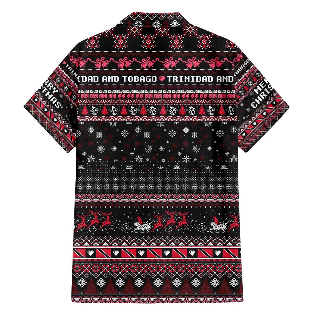 Trinidad and Tobago Hawaiian Shirt Merry Christmas Family and Friends - Wonder Print Shop