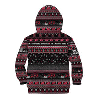 Trinidad and Tobago Kid Hoodie Merry Christmas Family and Friends - Wonder Print Shop