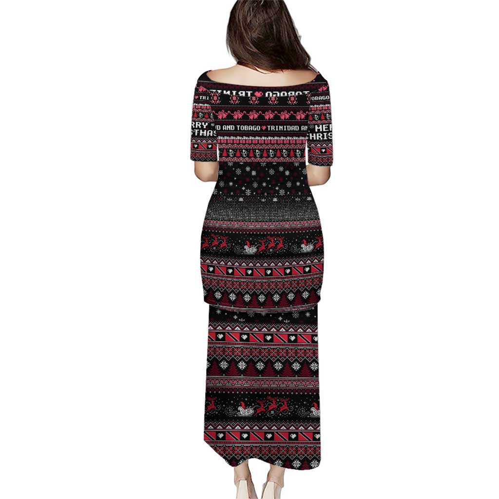 Trinidad and Tobago Puletasi Merry Christmas Family and Friends - Wonder Print Shop